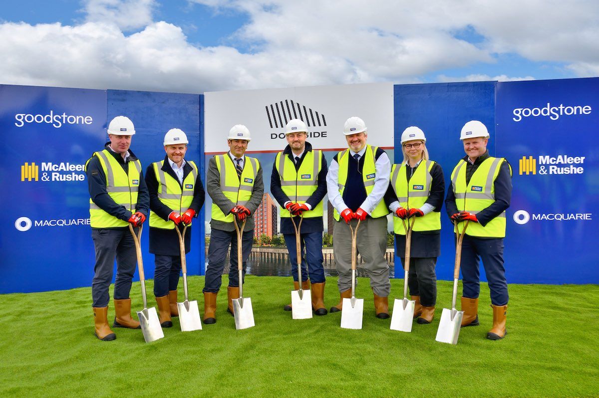 Goodstone and McAleer & Rushe break ground at Dockside BTR | BTR News