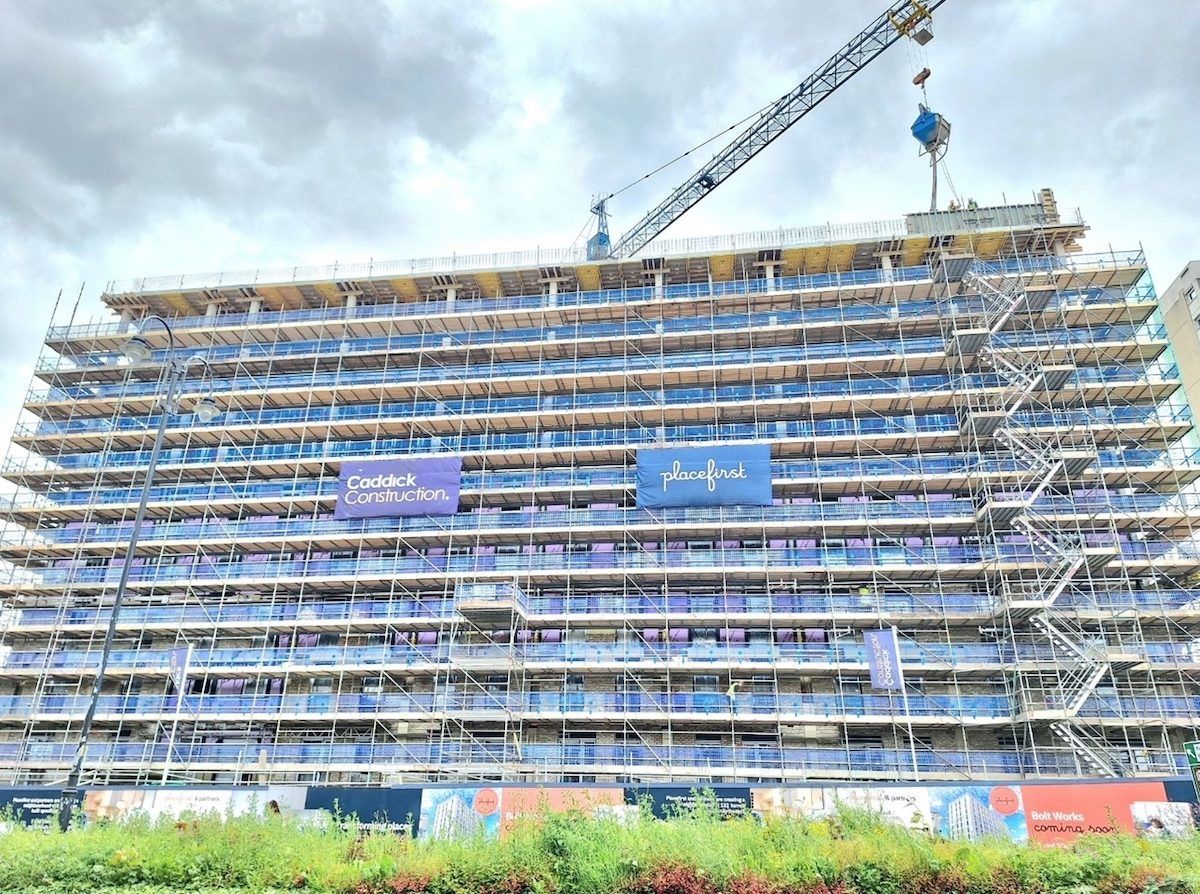 Caddick Construction tops out at Placefirst's Cow Green BTR | BTR News